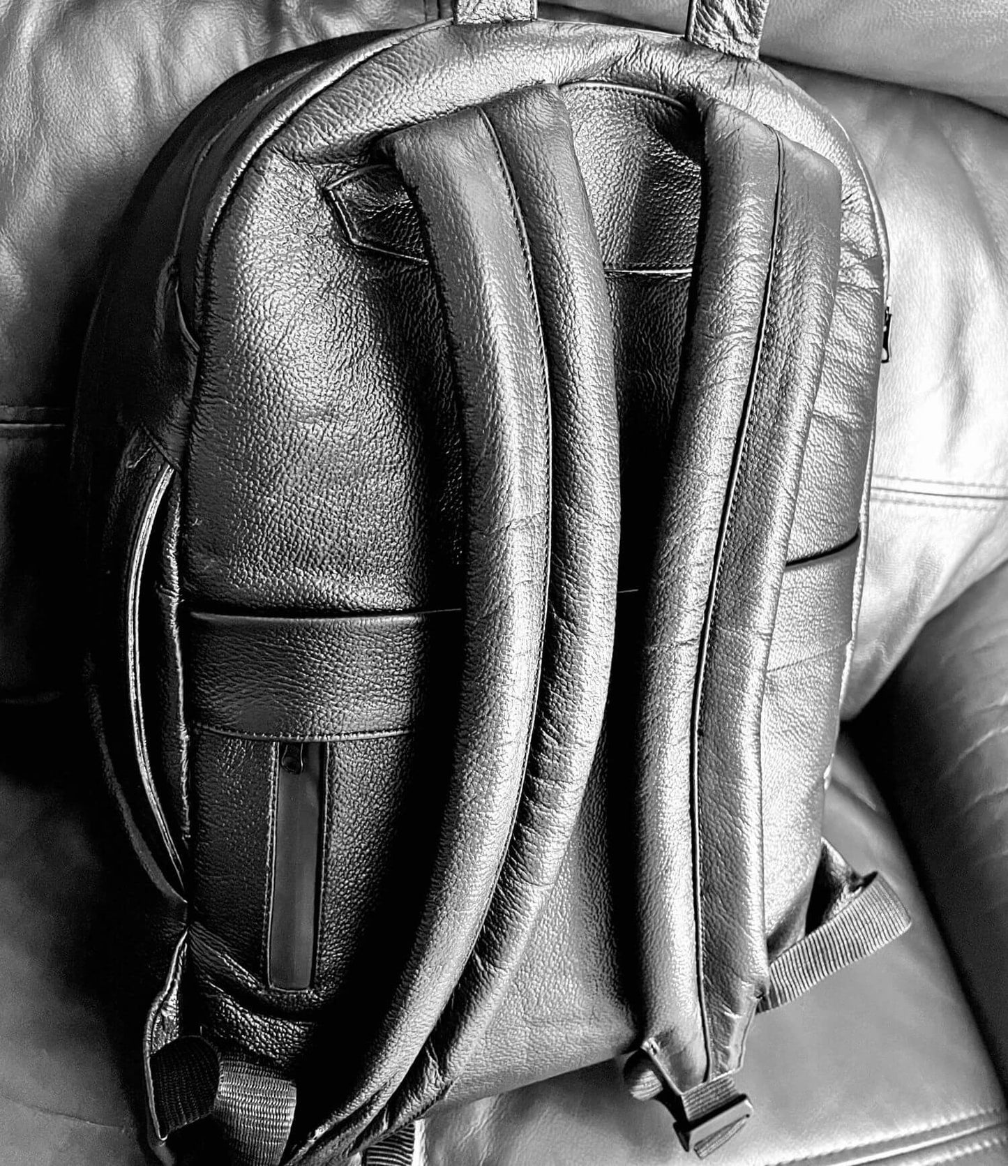 The Leather Backpack