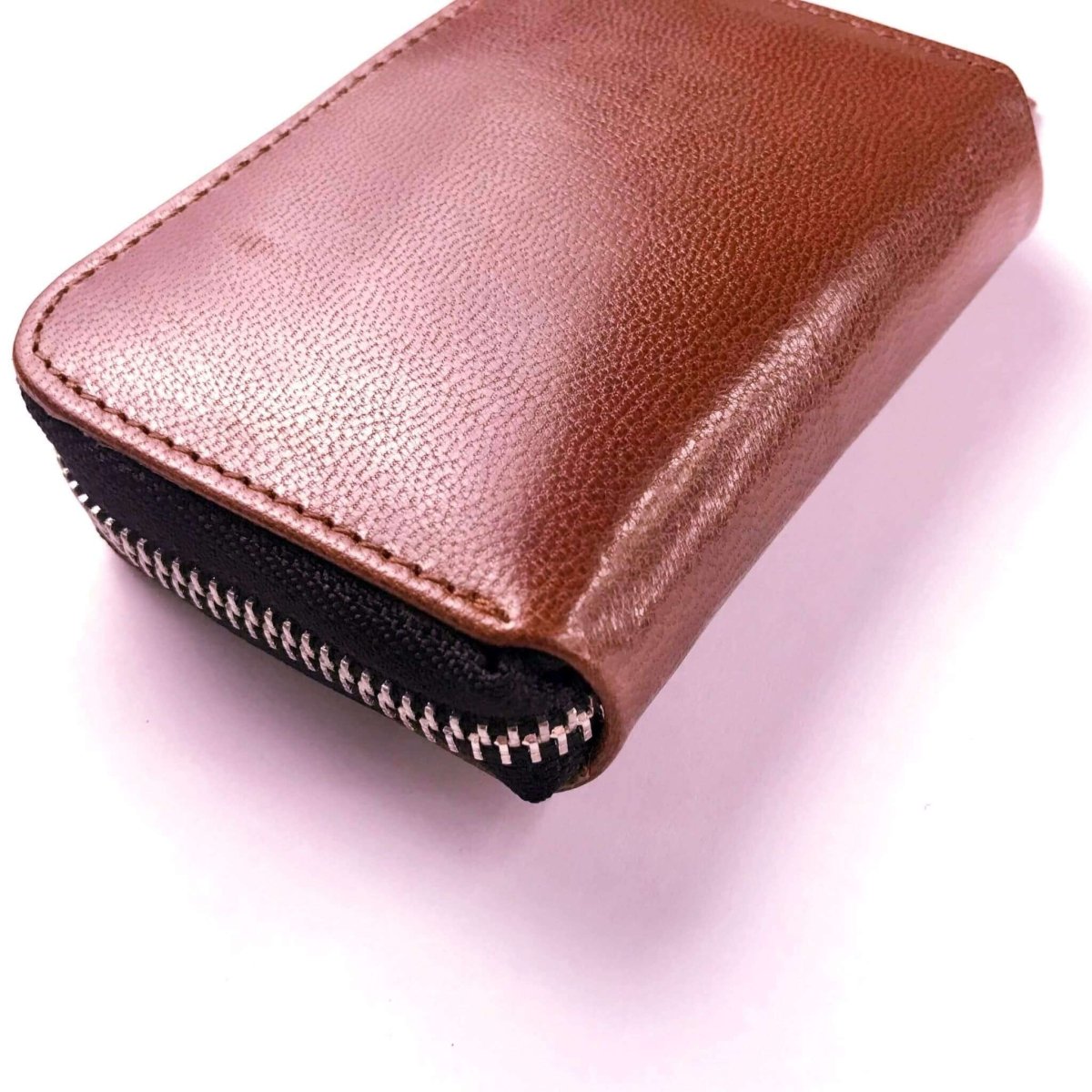 The Bitsy | Zipped Leather Wallet